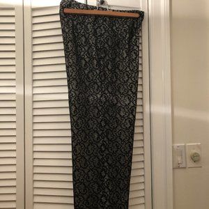 harve Benard Lace pants black and white, 12